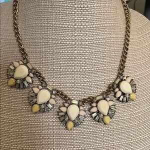 Spring Street Gold and Cream Necklace